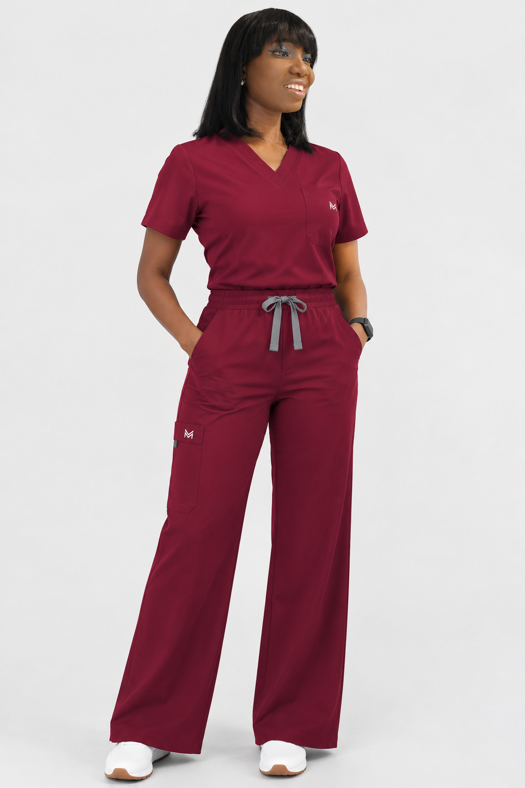 Women's Scrub Set with Top and Pant