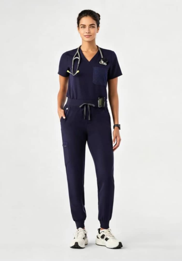 Women's Scrub Set with Top and Pant